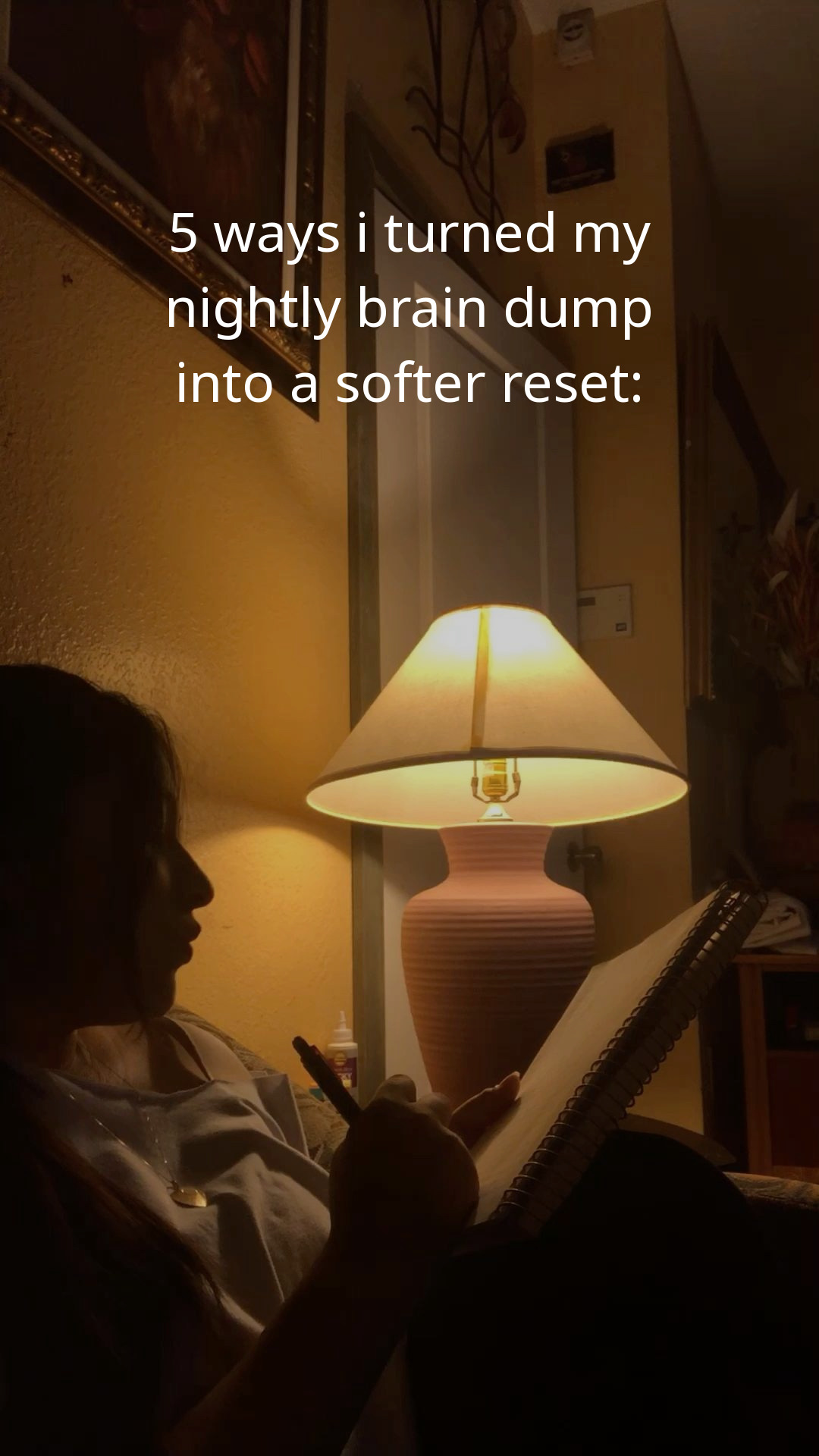 Slide 1 of A softer night ritual