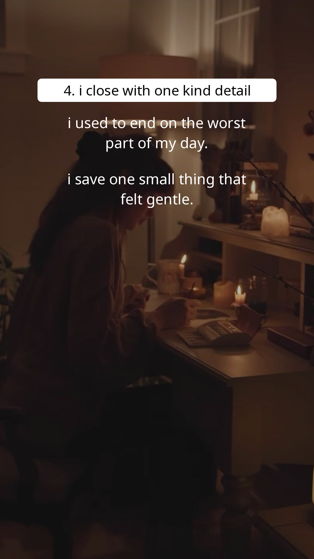 Slide 5 of A softer night ritual