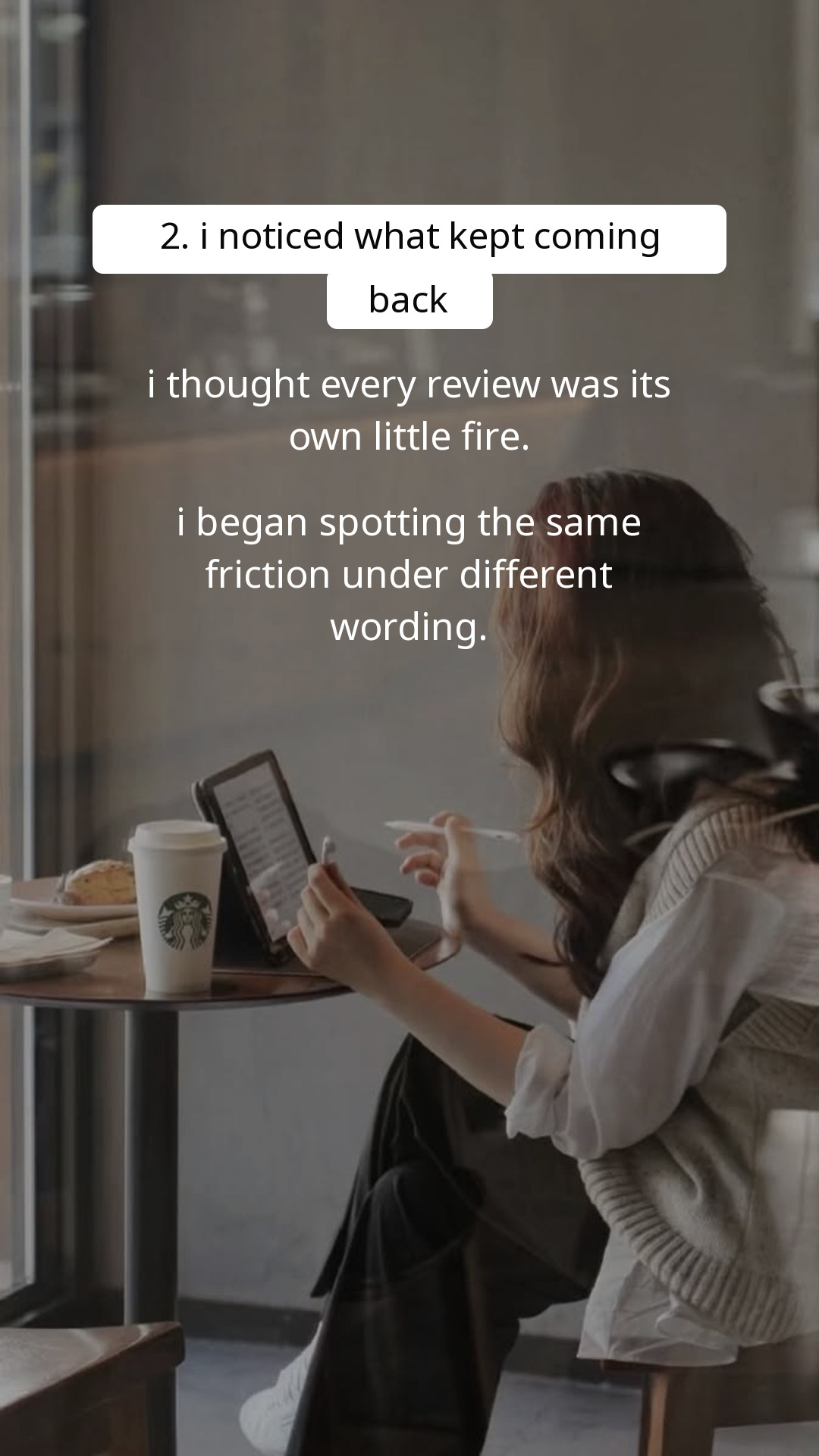 Slide 3 of From reacting to noticing