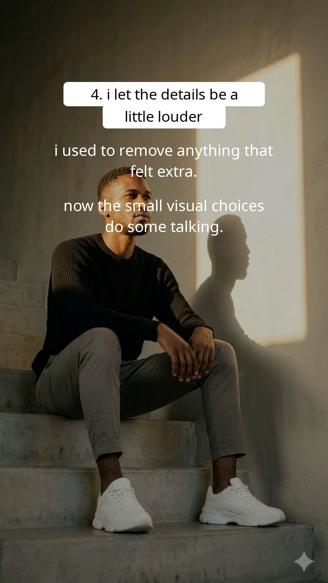 Slide 5 of Making space for my work
