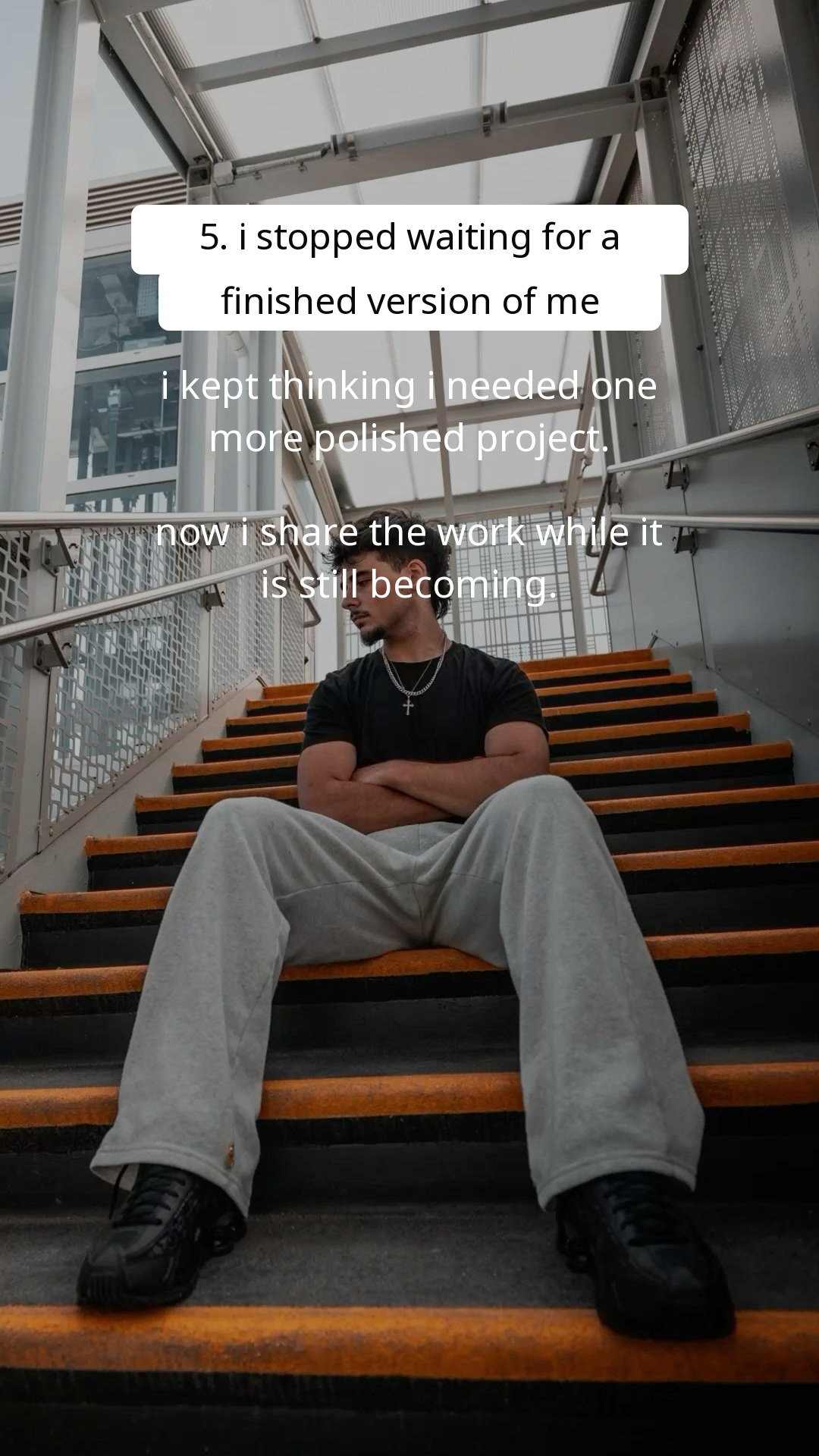 Slide 6 of Making space for my work