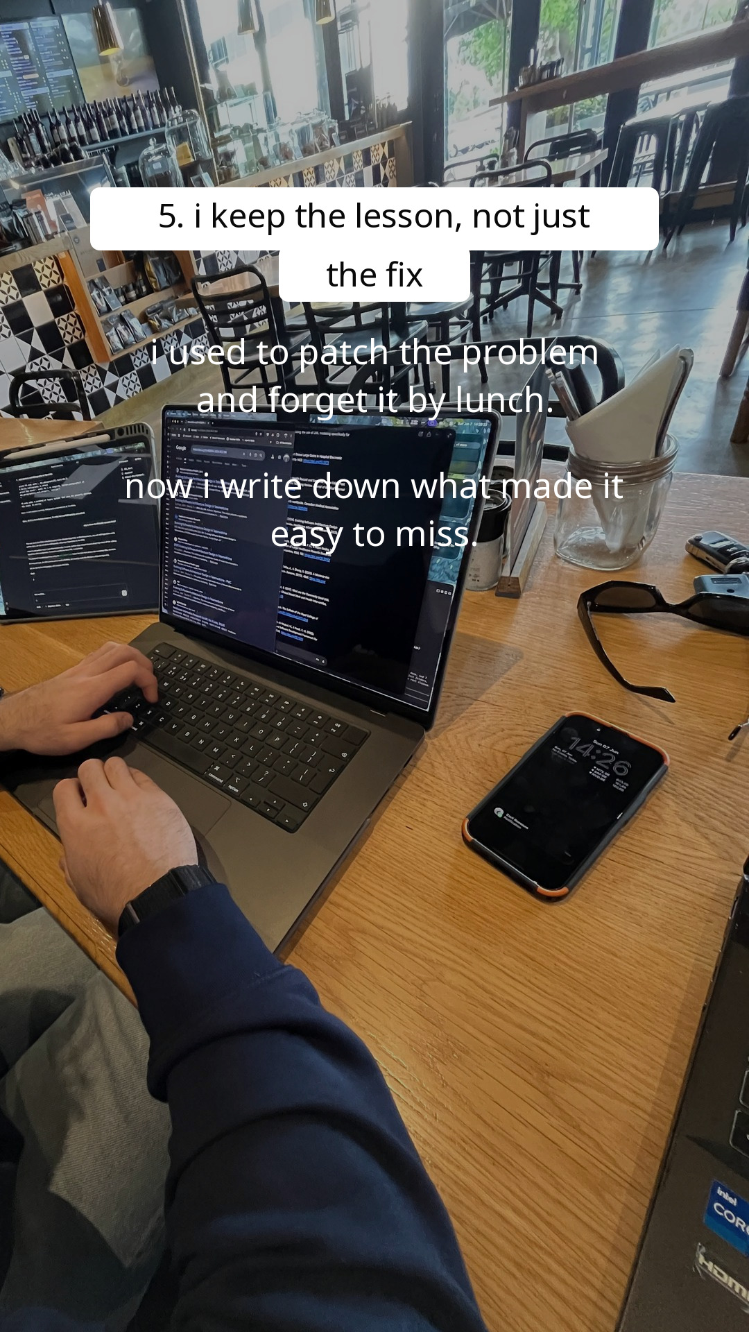 Slide 6 of From rush to review